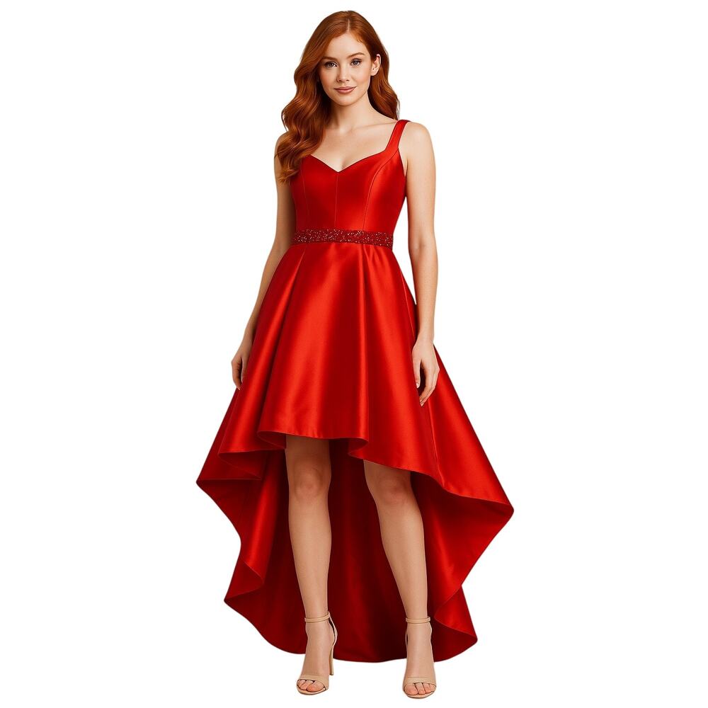 NWT IEENA for Mac Duggal Red Cocktail Dress - Size 0